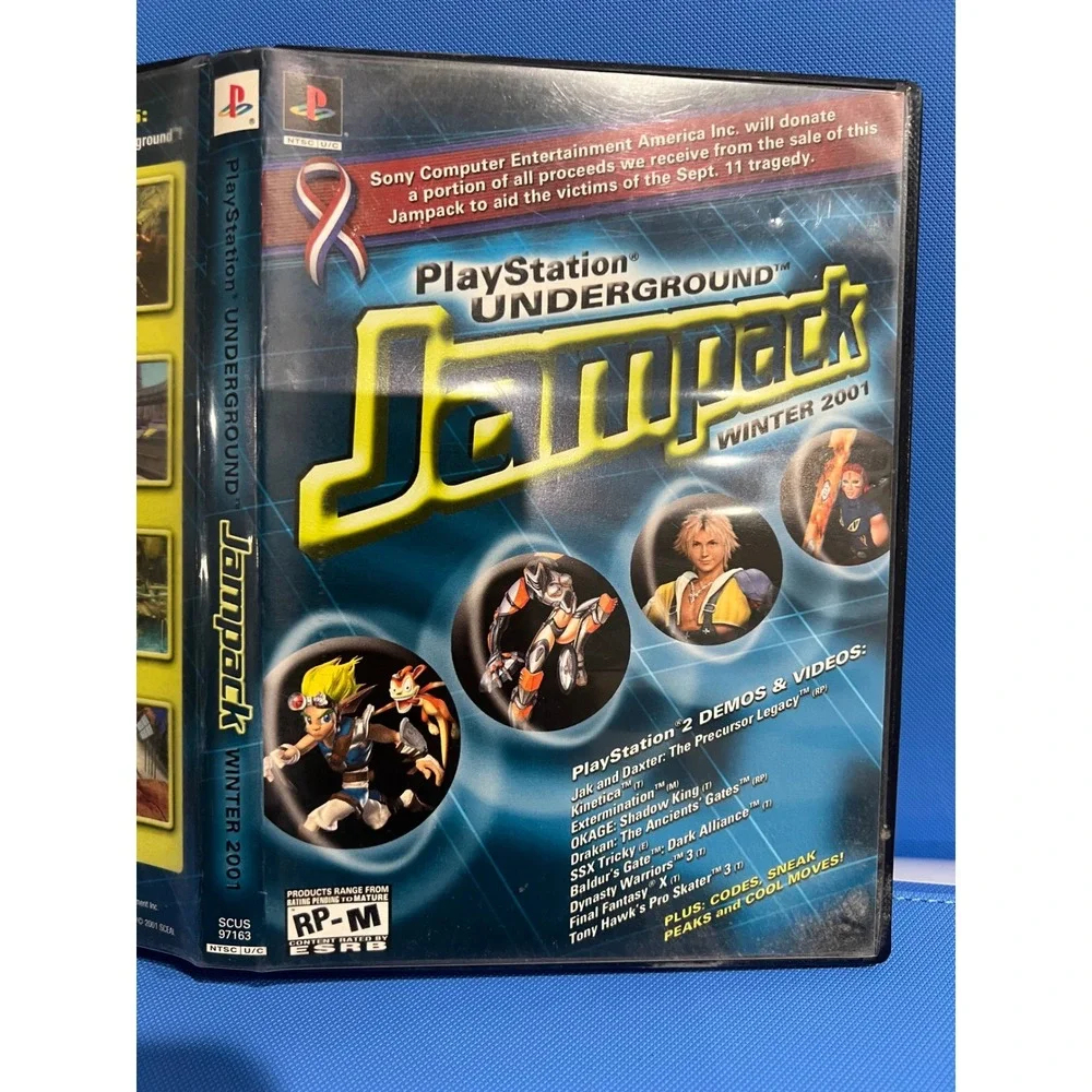 PlayStation Underground Jampack Winter 2001 PS2 Final Fantasy X Demo SCUS-97163